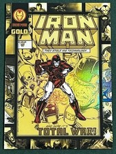 2025 Topps Chrome Marvel Iron Man Gold Card IM-5 Black 7/10 SSP Stark Wars