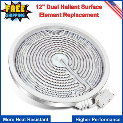 OEM Upgraded WB30T10130 Range 12'' Haliant Surface Element Dual Burner Fit for GE