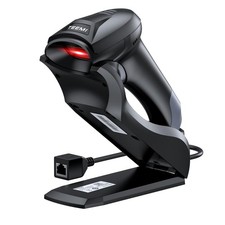 TEEMI TMSL-56CR QR Bluetooth Barcode Scanner with Wall Mountable USB Charging...