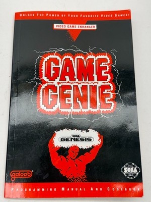 Sega Genesis Game Genie Programming Manual Codebook Galoob Original