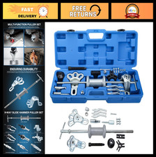 9-way Slide Hammer Puller Set For Axle Wheel Bearing Dent Hub Removal Tool