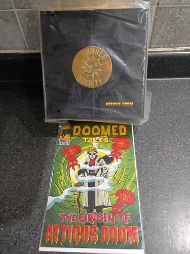 Mezco Atticus Doom w/ Comic Mezco One:12 Rumble Society MIB USA