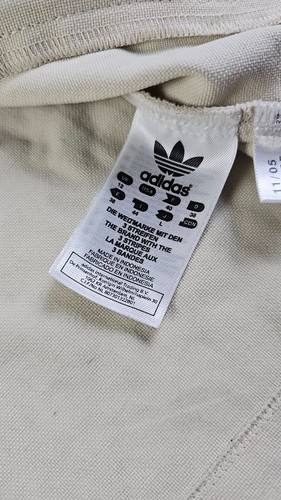 Vintage ADIDAS Missy Eliot Respect Me Blazer Jacket Size 38 Nylon White Military - Picture 11 of 15