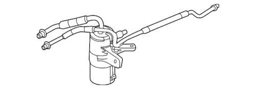 Подлинный Ford Lincoln 2004-2009 F-150 Mark LT линия хладагента переменного тока 7L3Z-19835-A - Изображение 4 из 4