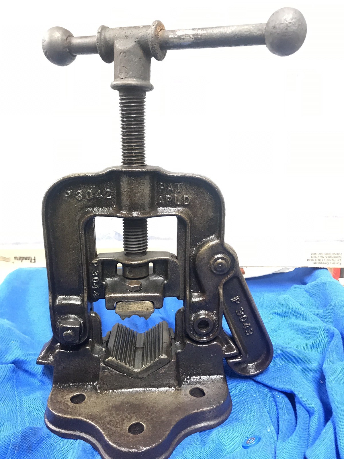 Vintage Plumbing Blacksmith Tool NYE 70 Pipe Vise eBay