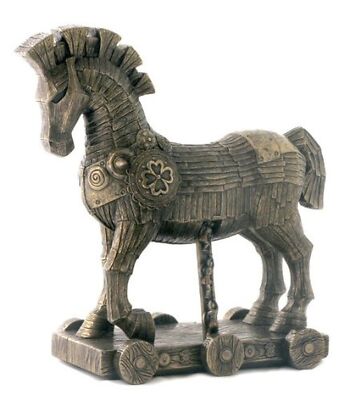 Unicorn Studios WU75720V4 The Trojan Horse Greek Sculpture
