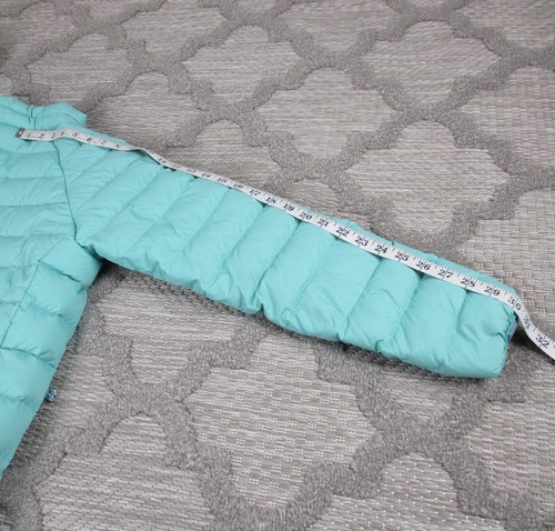 Patagonia Jacket Youth XXL 16-18 Turquoise Kids Down Sweater Puffer Netplus - Picture 8 of 16