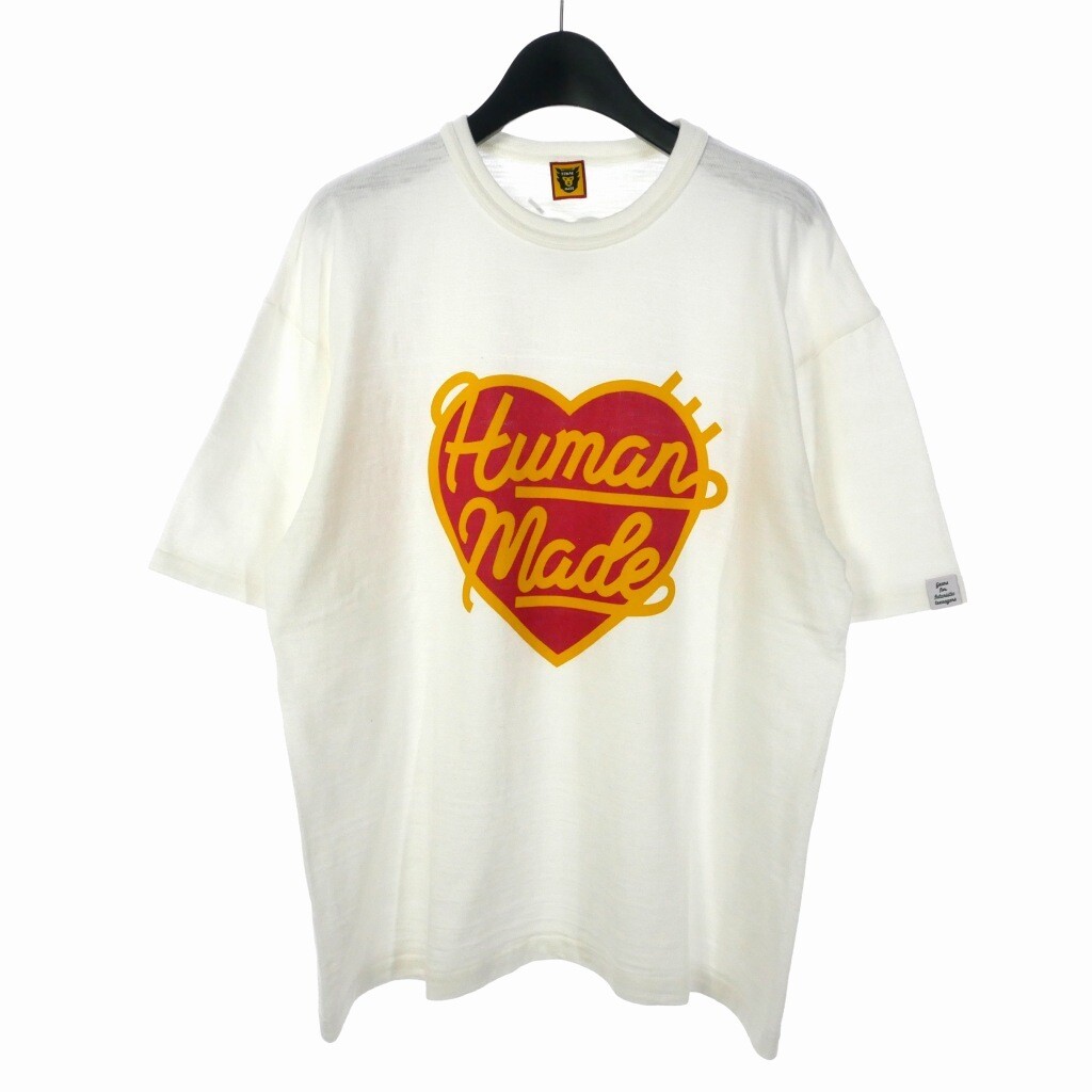HUMAN MADEホワイトTシャツXLサイズです HUMAN MADE◇Tシャツ/XL/コットン/WHT