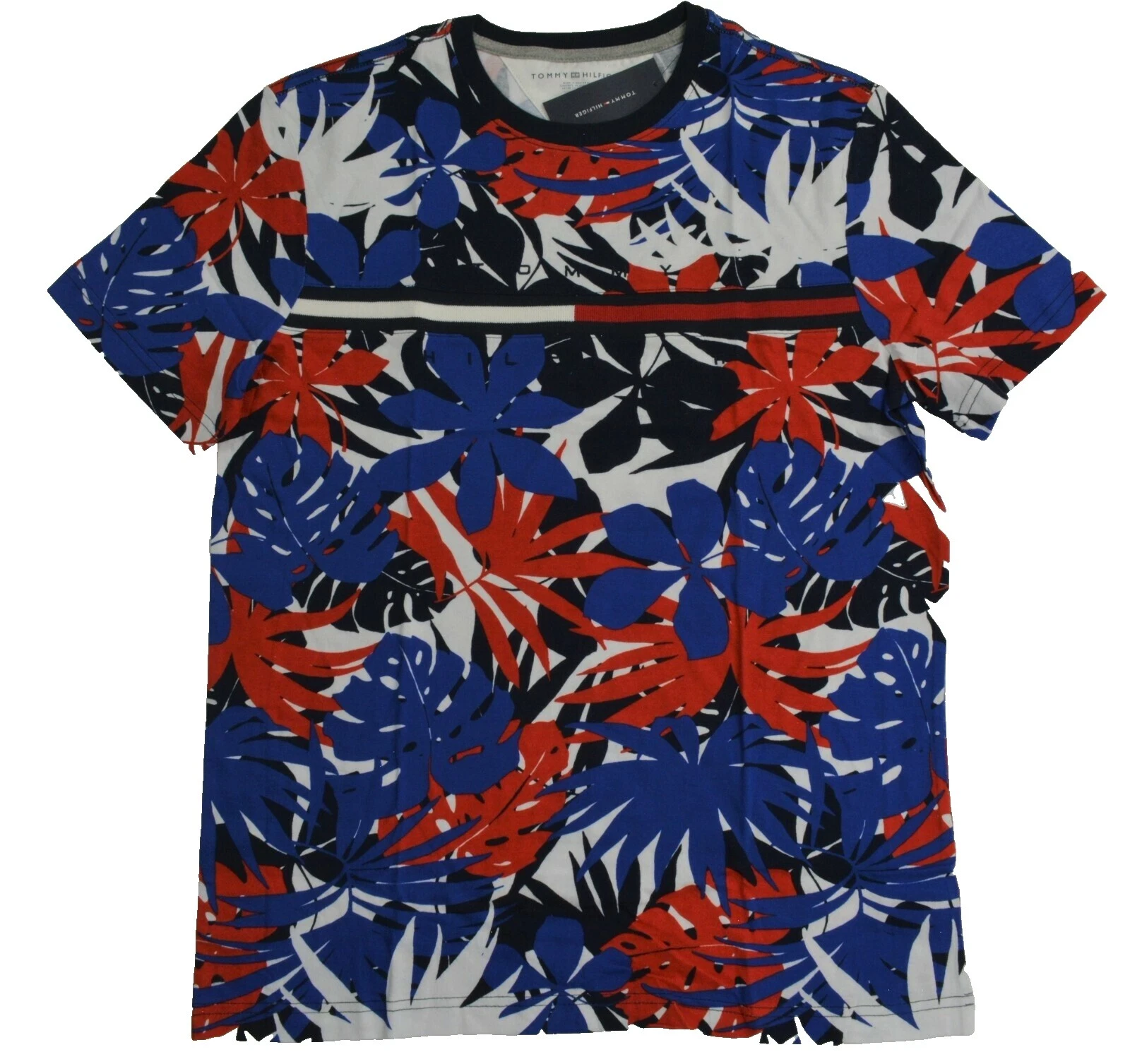 Floral de Algodão Tommy Hilfiger Camisetas para Homens