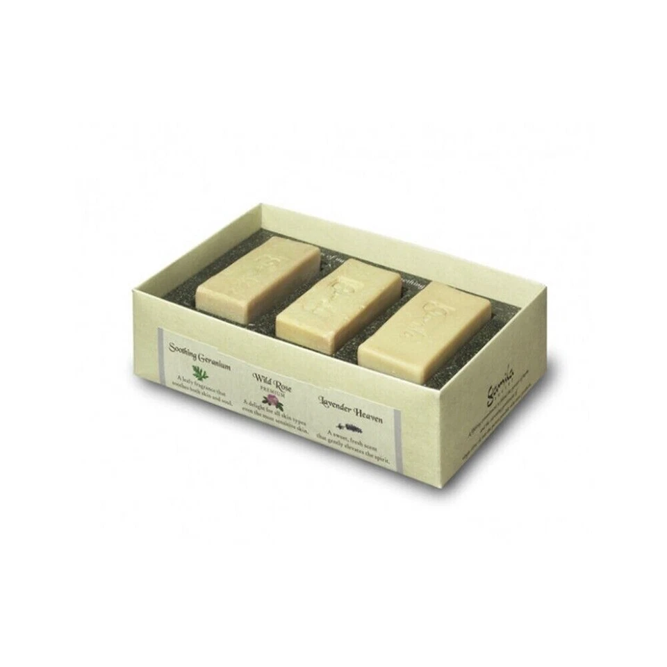 Gamila Secret трио натурального мыла лаванда герань-мята 3 x 30 г - Изображение 3 из 4