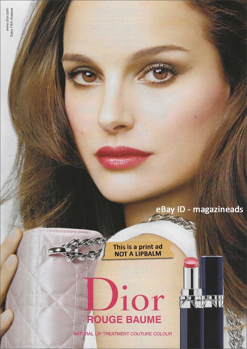 DIOR Beauté 1 Page IMPRESSION AD 2014 NATALIE PORTMAN beau visage yeux lèvres