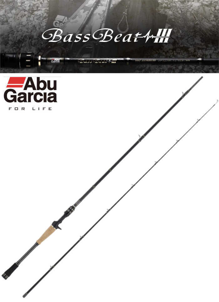 ロッド Abu Garcia Bass Beat III BBC-702H+III Abu Garcia Almighty Bass Fishing Baitcasting Rod BASS BEAT