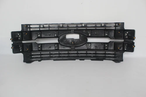 For 2018-2020 F-250 F-350 F-450 Super Duty Bumper Grille Glossy Black Grill - Picture 2 of 6