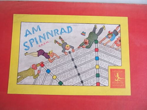 altes Gesellschaftsspiel Am Spinnrad DRGM DIANA-Spiele um 1930 komplett! ENZ Rob