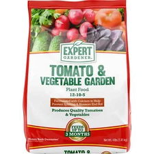 Expert Tomato & Vegetable Garden Plant Food Fertilizer,12-10-5 Fertilizer, 4 lb.