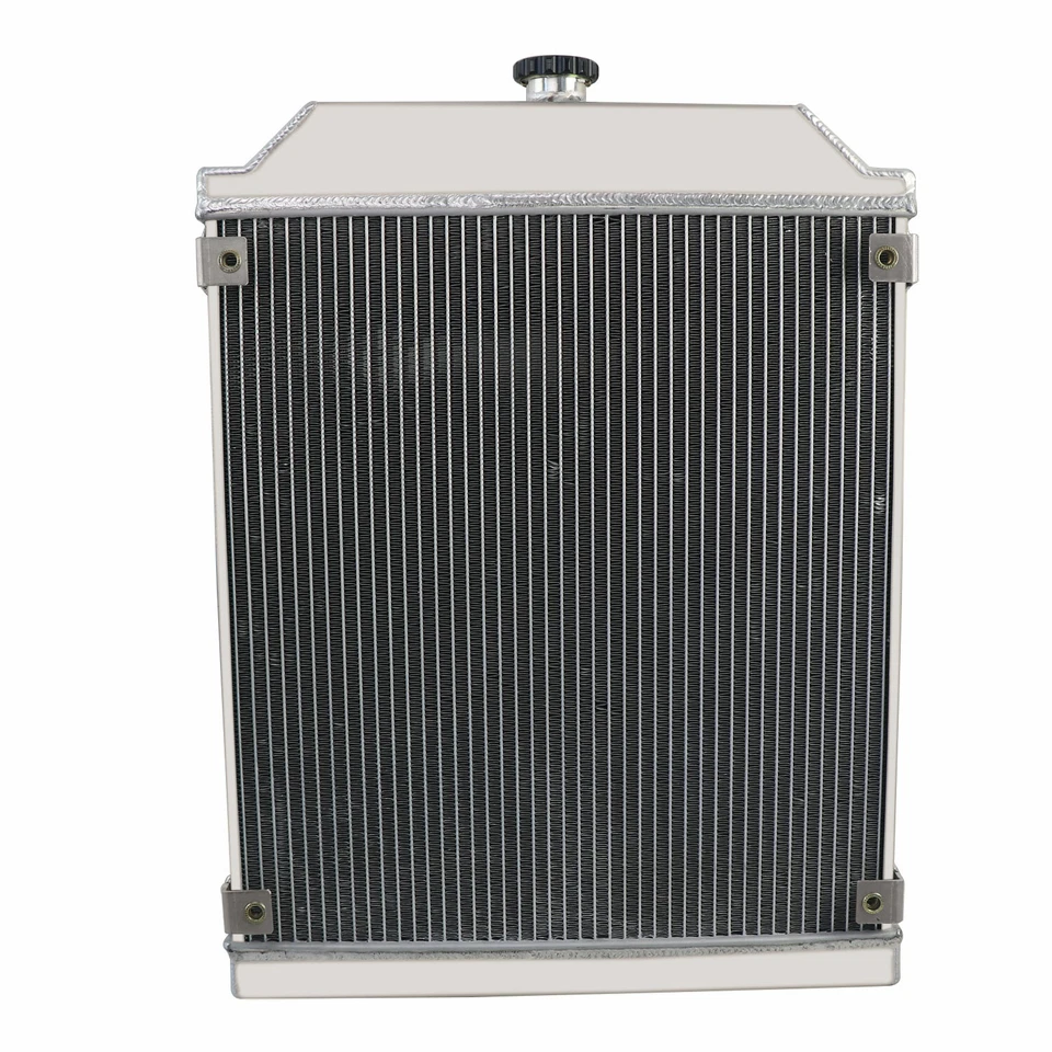 4 Row Aluminum Radiator For 1951-1961 Jaguar Mark IX VII VIII Base 3.4L l6 GAS Foto 4 de 4