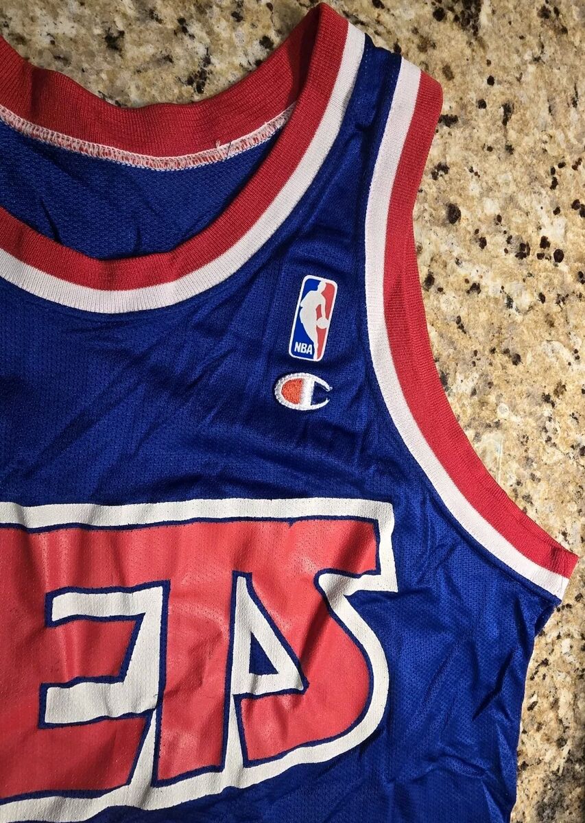 Vintage Champion New Jersey Nets Kenny Anderson Jersey Size Vintage Champion New Jersey Nets Kenny Anderson Jersey Size