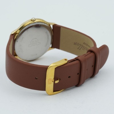 MAURICE LACROIX VINTAGE HERREN UHR STAHL 33MM 95928 ARMBANDUHR 