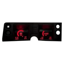 1968 Chevelle Digital Dash Panel Red LED Gauges Lifetime Warranty USA Made