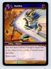 World of Warcraft TCG Sunfire Epic Foil Card WOW Onyxias Lair CCG