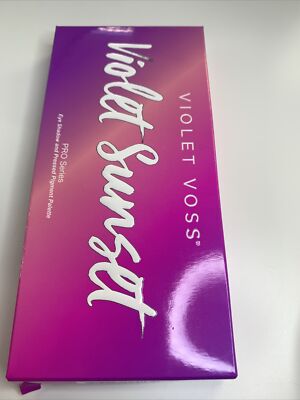 Violet Voss Violet Sunset 10 Eyeshadow Pressed Pigment Palette Purple Pink BNIB*