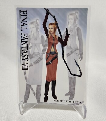 Final Fantasy 8 FF8 Collectible Card No. 41 Quistis Trepe Japan
