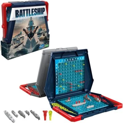 Hasbro Battleship Klassisches Brettspiel, spannendes Strategie-Spiel für Kinder
