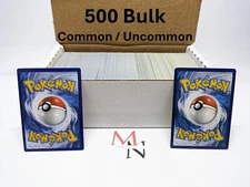 POKEMON TCG BULK LOT - 500 COMMON UNCOMMON NO DUPLICATES NO ENERGIES