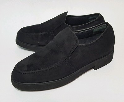 black suede hush puppies