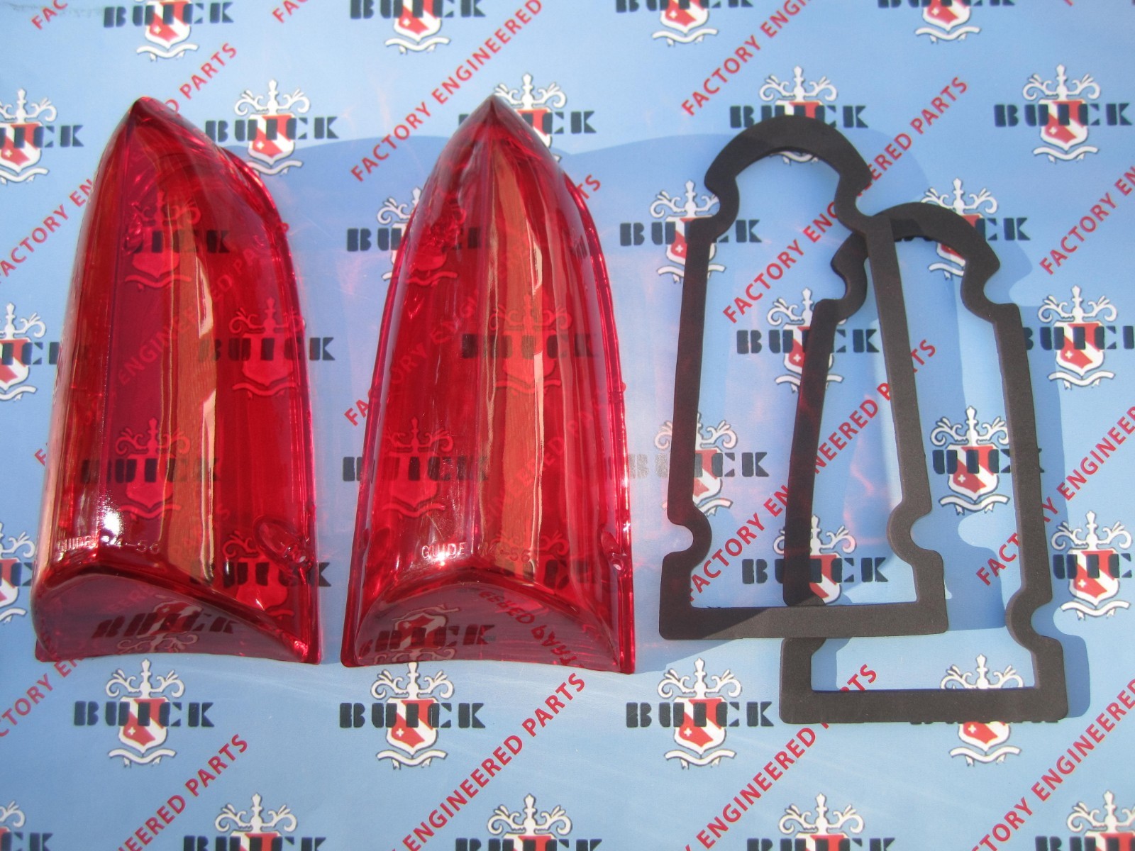 1956 Buick Tail Light Lens Kit. OEM #5946952. Special Century 