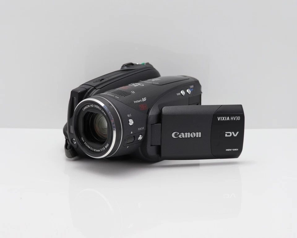 CANON VIXIA HV30 NTSC CAMCORDER MINI DV TAPE HDV HD VIDEO CAMERA - Image 2 of 4
