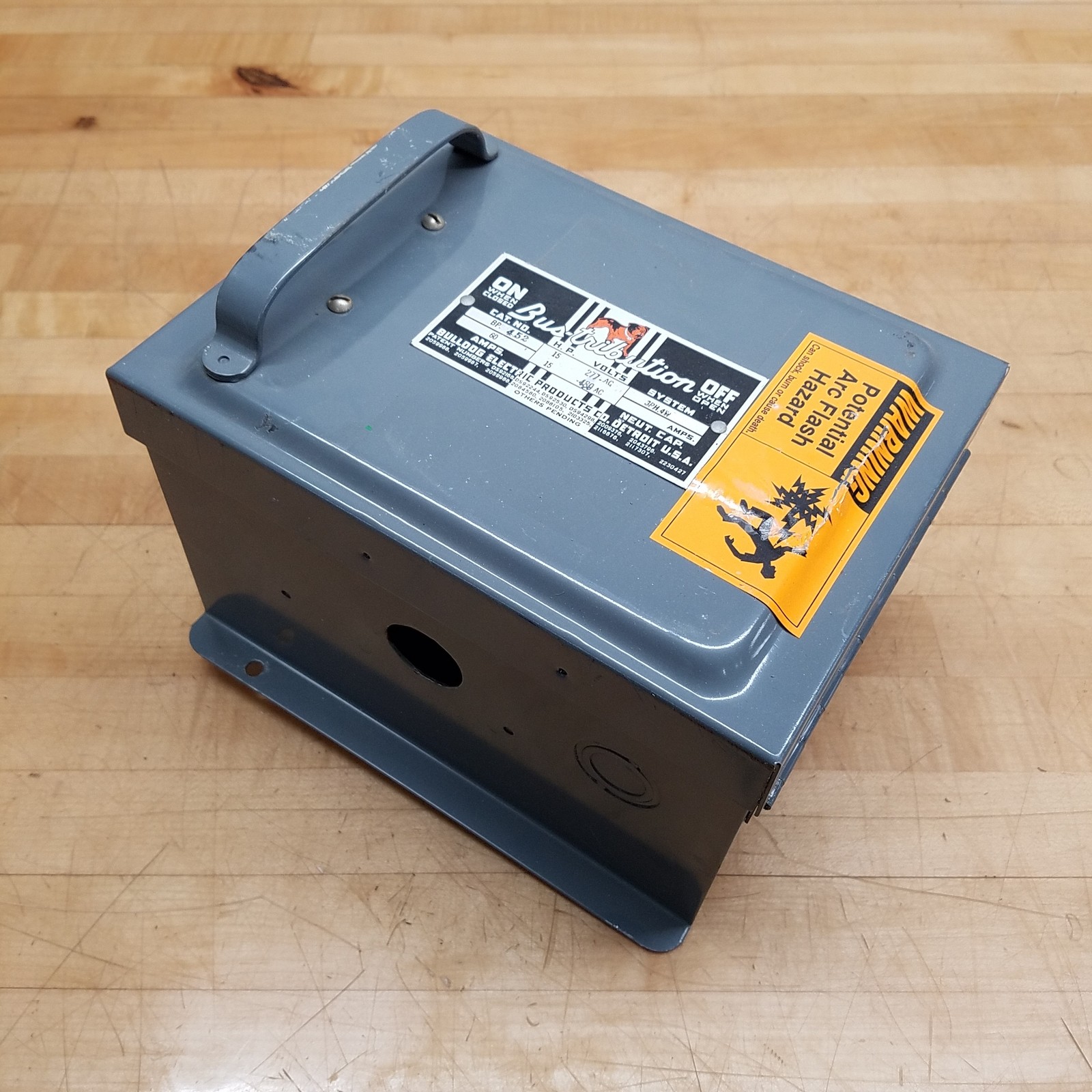 Bulldog Electric Products BP452 Fusible Bus Plug, 60A, 3Ph, 4W, 277/480VAC