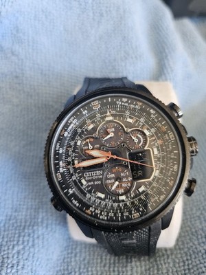 Citizen Eco-Drive Navihawk Slide Rule Analog-Digital Chronograph WR200 Watch