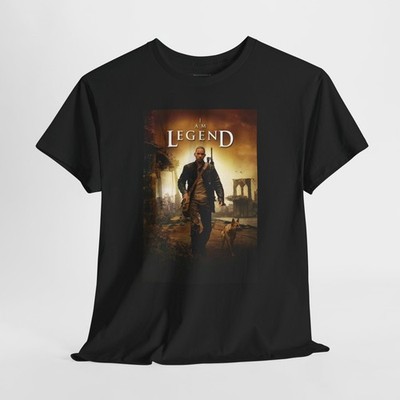 I Am Legend 2007 Retro Movie Poster Horror Unisex Graphic T-Shirt