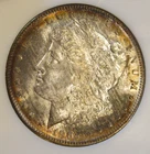 1904 O Morgan Silver Dollar - BU, Toning on both sides, Great Luster, 5310