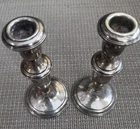 VTG Reed & Barton 7’’ Sterling Silver Weighted Reinforced Candlesticks Pair 420