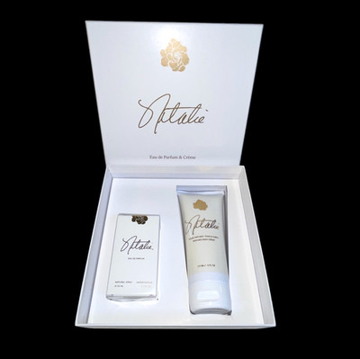 Natalie Body Cream and Eau De Parfum Spray Gift Set - Lot Set of 2 New in Box