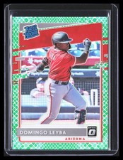 Domingo Leyba 2020 Optic Green Dragon /84 SP Rookie #66 Diamondbacks B006