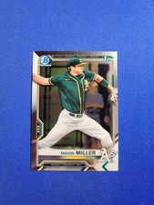 2021 Bowman Draft Baseball Mason Miller 1st Bowman Chrome