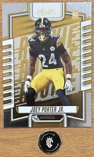 Joey Porter Jr. 2023 Panini Absolute Gold Foil Rookie #163 Pittsburgh Steelers