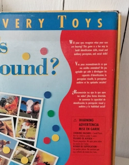 WHAT'S THAT SOUND? Game 2001 Discovery Toys Cassett Sound Identification - Image 3 of 4