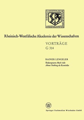 Shakespeares Much Ado About Nothing als Komödie Rainer Lengeler