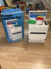 Vintage Swallow Plastics Cooker and Pan Set In Original Box In Excellent Con