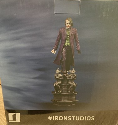 DC Comics The Dark Knight Joker Iron Studios 1:10 Art DLX Statue Neu & OVP