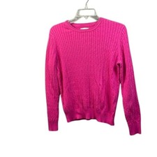 Cable Knit Crewneck Sweater Preppy Classic Knitwear Pullover