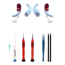 Genuine Beats Fit Pro Wingtip Replacement L R White/Red Repair Tool Kit