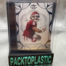 2024 Leaf Trinity Dillon Gabriel Pristine Auction Edition /99 #27 Oklahoma B3