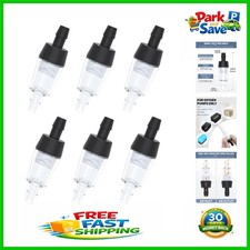 Lightweight Aquarium Check Valves - Pack of 6 Non-Return Valves for Fish Tanks