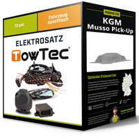 Elektrosatz 13-Pol Spezifisch für KGM Musso Pick-Up 11.2023-Jetzt NEU Towtec
