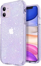 Compatible with iPhone 11 Case, Clear Glitter Sparkle Bling 